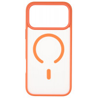 Чехол iP 17 Pro  Crust Magsafe, Orange