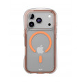 Чехол защитный VLP Bubble Case с MagSafe для iPhone 17 ProMax, оранжевый