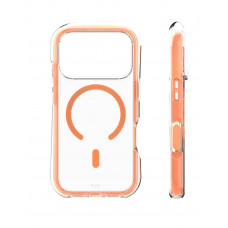 Чехол защитный VLP Bubble Case с MagSafe для iPhone 17 ProMax, оранжевый