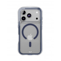 Чехол защитный VLP Bubble Case с MagSafe для iPhone 17 Pro, темно-синий