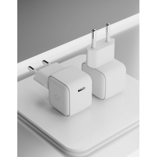 Сетевое зарядное устройство VLP G-Charge 30Вт USB-C, PD, QC, белый