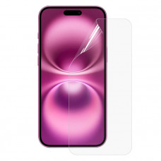 Гидрогелевая пленка для iPhone 16  глянцевая (установка бесплатно)
