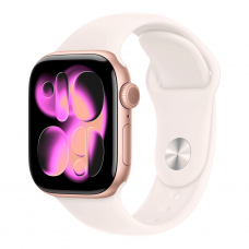 Умные часы Apple Watch Series 11 42mm GPS Rose Gold Aluminum Case Light Blush Sport Band S/M Умные часы Apple Watch Series 11 42mm GPS Rose Gold Aluminum Case Light Blush Sport Band S/M
