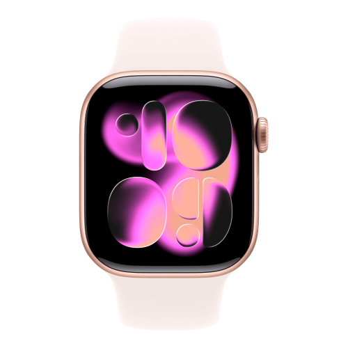Умные часы Apple Watch Series 11 42mm GPS Rose Gold Aluminum Case Light Blush Sport Band S/M
