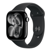 Умные часы Apple Watch Series 11 46mm GPS Jet Black Aluminum Case Black Sport Band S/M