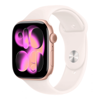 Умные часы Apple Watch Series 11 46mm GPS Rose Gold Aluminum Case Light Blush Sport Band M/L