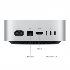 Системный блок Apple Mac mini M4 24 ГБ, 512 ГБ SSD, серебристый