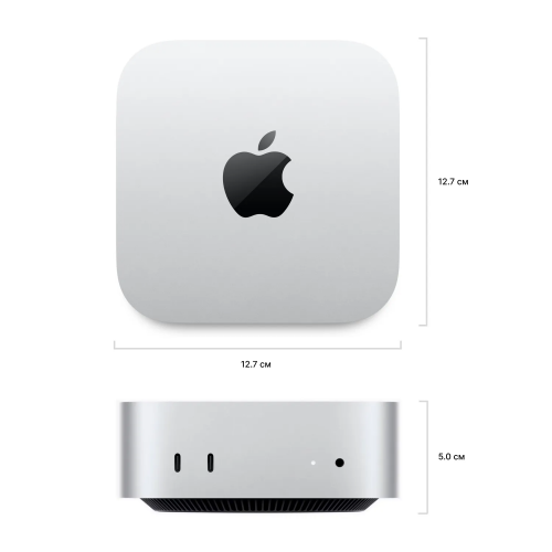 Системный блок Apple Mac mini M4 24 ГБ, 512 ГБ SSD, серебристый