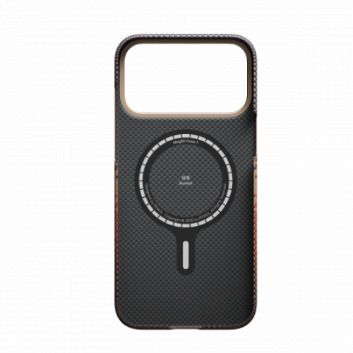 Чехол Pitaka Slim Case Sunset для iPhone 17 Pro Max, коричневый