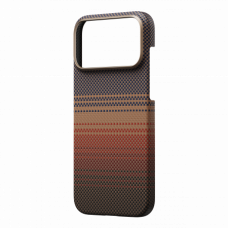 Чехол Pitaka Slim Case Sunset для iPhone 17 Pro Max, коричневый