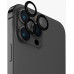 Защитное стекло для задней камеры iPhone 15 Pro Max Black WIWU