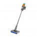 Беспроводной пылесос Dyson V12 Detect Slim Fluffy никель, синий (SV46)